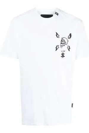 Philipp Plein T-Shirt mit Totenkopf-Print