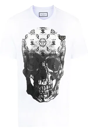 Philipp Plein T-Shirt mit Totenkopf-Print