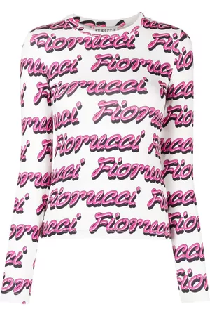 Fiorucci Damen Longsleeves - Langarmshirt mit Logo-Print
