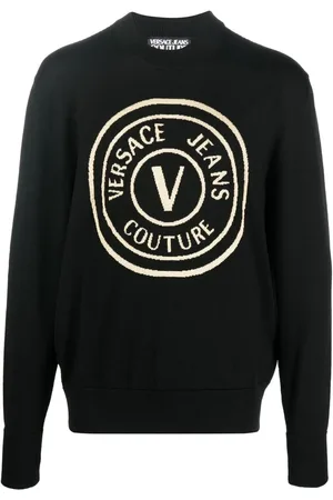VERSACE Pullover mit Logo-Print