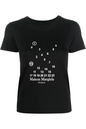 Maison Margiela T-Shirt mit Nummern-Motiv