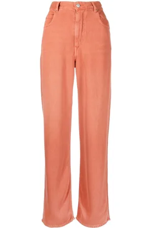 Marant Etoile Gerade High-Waist-Jeans