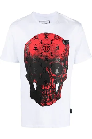 Philipp Plein T-Shirt mit Totenkopf-Print