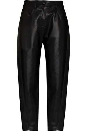 Stella McCartney Gerade Hose aus Faux-Leder
