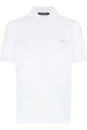 Dolce & Gabbana Poloshirt mit Logo-Schild