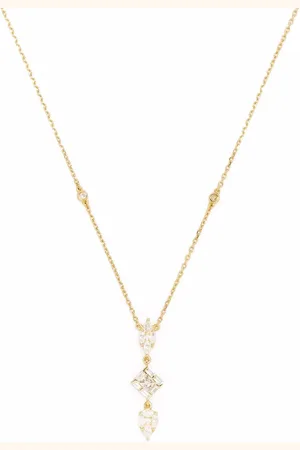 DJULA 18kt Gelbgoldhalskette mit Diamanten