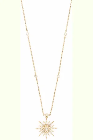 DJULA 18kt Gelbgoldhalskette mit Diamanten