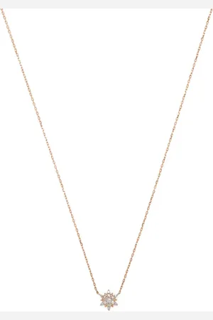 DJULA 18kt Rotgoldkette mit weißen Diamanten