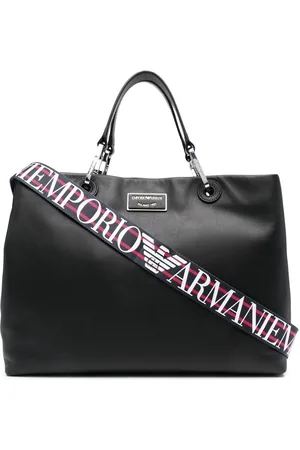Emporio Armani Handtasche mit Logo-Schild