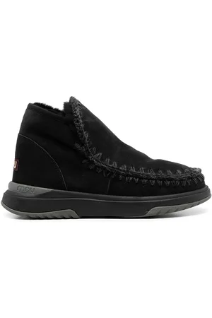 Mou Stiefel mit Ziernähten