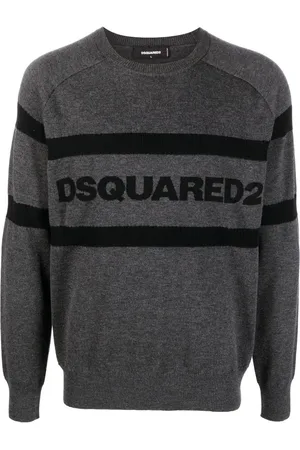Dsquared2 Intarsien-Pullover mit Logo