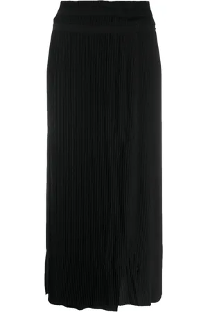HENRIK VIBSKOV High-Waist-Midirock mit Falten