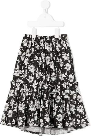 Little Bambah Ausgestellter Midirock mit Blumen-Print
