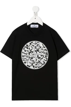 Stone Island T-Shirt mit Logo-Print