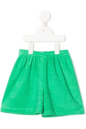 Little Bambah High-Waist-Shorts aus Frottee