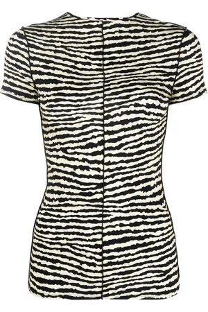 Proenza Schouler T-Shirt mit Zebra-Print