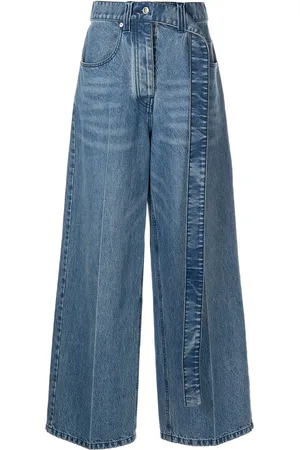 Alexander Wang Weite High-Waist-Jeans