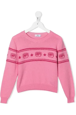 Chiara Ferragni Intarsien-Pullover mit Glitter-Optik
