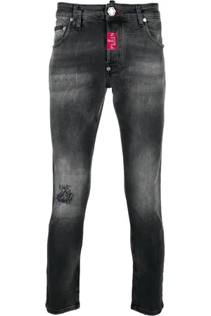 Philipp Plein Skinny-Jeans im Distressed-Look