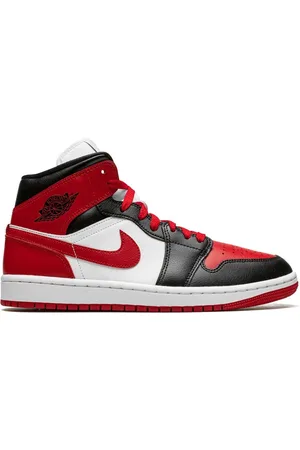 Jordan Air 1 Mid Alternate Bred Toe Sneakers