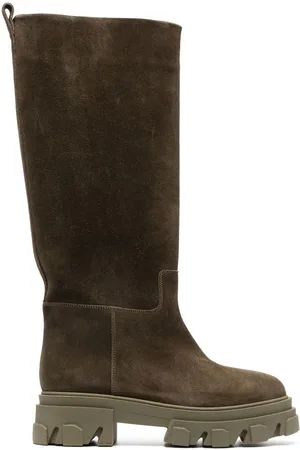 Gia Borghini Kniehohe Wildlederstiefel