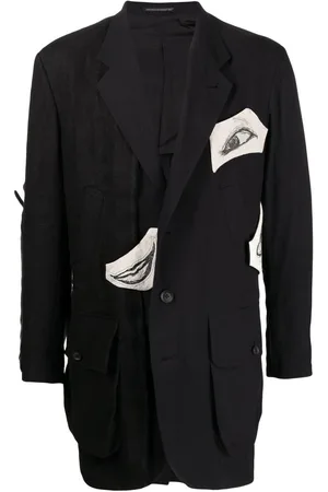 YOHJI YAMAMOTO Sakko mit grafischem Print