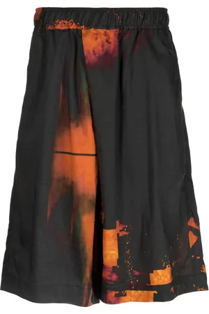 JULIUS Bermudas mit Batikmuster