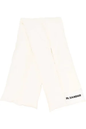 Jil Sander Daunenschal mit Logo-Print