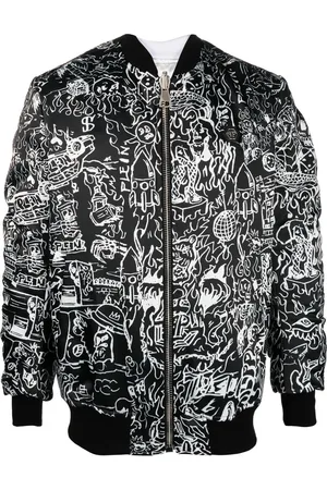 Philipp Plein Bomberjacke mit Totenkopf-Print