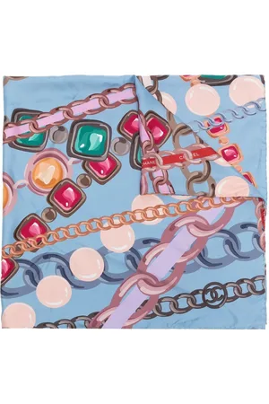 CHANEL Schal mit Schmuck-Print