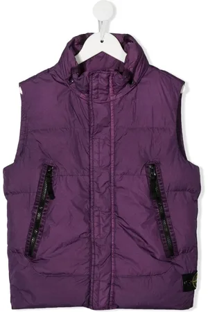Stone Island Daunenweste mit Kapuze