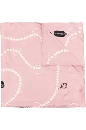 CHANEL Schal mit Schmuck-Print