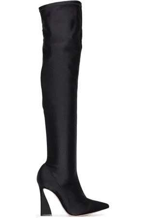 Gianvito Rossi Overknee-Stiefel mit Design-Absatz