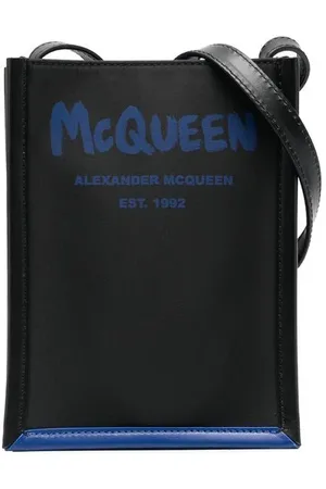 Alexander McQueen Schultertasche mit Logo-Print