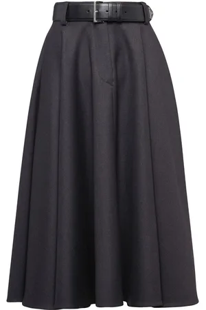 Prada Midirock aus Gabardine