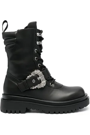 VERSACE Stiefel mit Schnalle