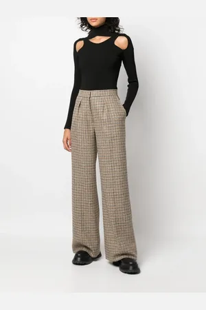 Palm Angels Weite Hose mit Karomuster