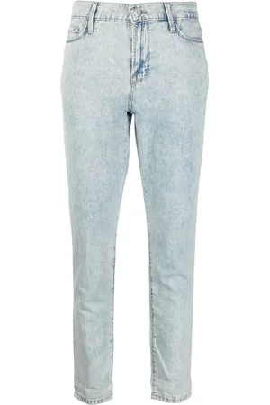 Frame Jeans in Distressed-Optik