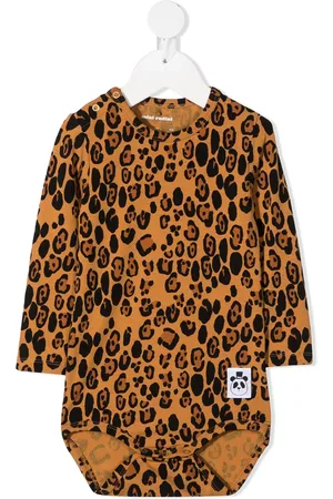 Mini Rodini Body mit Leoparden-Print