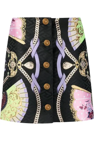 VERSACE Rock mit grafischem Print
