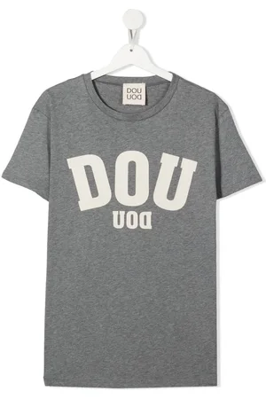 DOUUOD KIDS T-Shirt mit Logo-Print