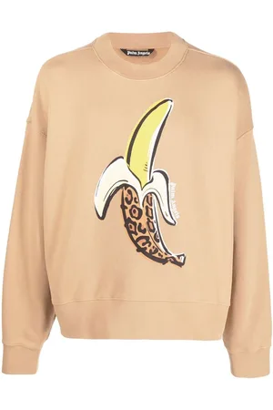 Palm Angels Sweatshirt mit Bananen-Print
