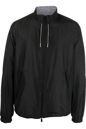 Ermenegildo Zegna Wendbare Jacke mit Logo-Print