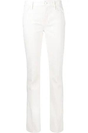 Frame Halbhohe Bootcut-Jeans