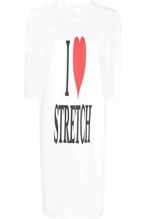 DOUBLET Langes T-Shirt mit Slogan-Print