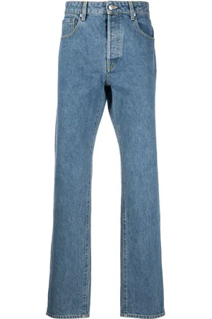 Kenzo Halbhohe Straight-Leg-Jeans