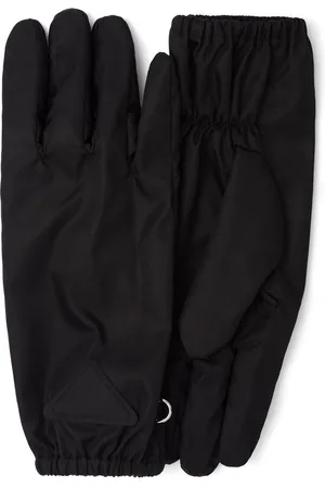 Prada Re-Nylon Handschuhe mit Logo