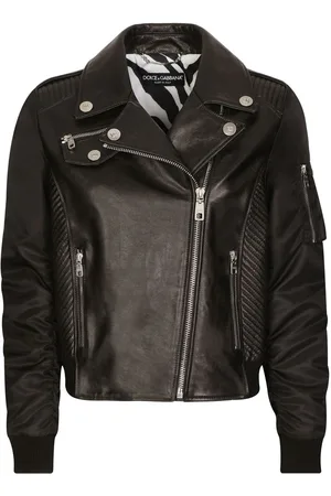 Dolce & Gabbana Bikerjacke aus Leder