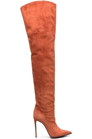 LE SILLA Eva Overknee-Stiefel aus Wildleder