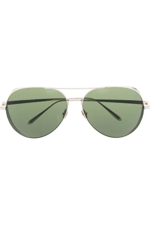 Linda Farrow Getönte Pilotenbrille